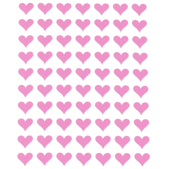 Royal Green 1/2 inch Colorful Heart Sticker Labels DIY Scrapbooking Stickers for Gifts, Stationery, Arts & Crafts 13mm, 1750-Pack - (Pastel Pink)