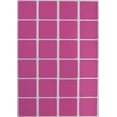 thumbnail image 1 of Royal Green 1" Square Sticker Inventory Labels for Identification and Marking 25mm, Pink - 2400 Pack, 1 of 6