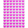 thumbnail image 1 of Royal Green 13MM Hot Pink Valentine's Sticker 1/2 Inch Love Heart Shape Decorative Label - 1050 Pack, 1 of 1
