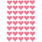 Royal Green 19MM Pink Heart Stickers Decorative Craft Stickers Gift Heart Labels (3/4 Inch) - 200 Pack