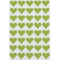 thumbnail image 1 of Royal Green 19mm (1.9cm) Heart Stickers Embellishments for Crafting and Scrapbooking 3/4 inch in Olive Green - 600 Pack, 1 of 7
