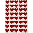 thumbnail image 1 of Royal Green 19mm (1.9cm) Heart Stickers for Arts and Crafts, Envelope Seals for Invitations, and Party Favors in Red Velvet 3/4 inch - 600 Pack, 1 of 7