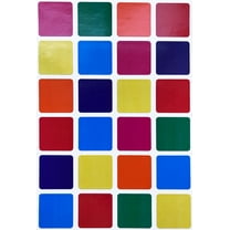 Royal Green 1x1 Square Stickers Labels Multi Color-Code Sticker Sheets 25mm - 120 Pack