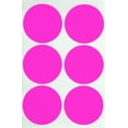 thumbnail image 1 of Royal Green 2" inch Circle Stickers Dots Labels for All Purpose in Neon Pink 50mm - 300 Pack, 1 of 7