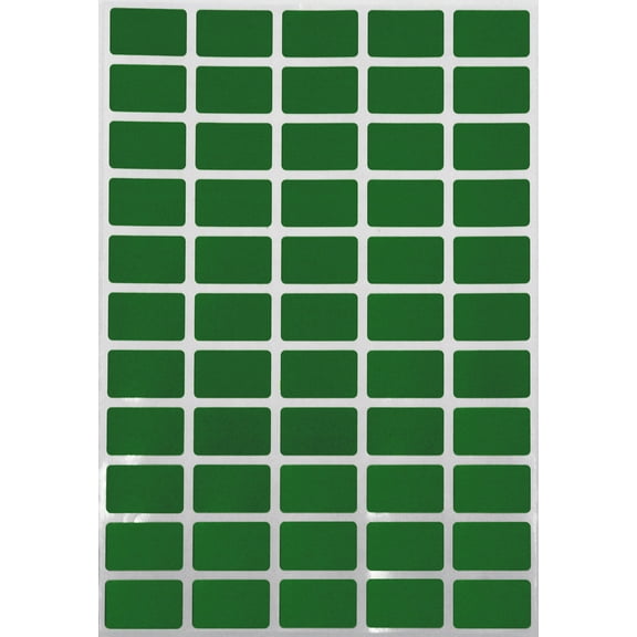 Royal Green 25.5 mm x 16mm Removable Green Color-Code Dot Labels for File Folder tabs - Clean Remove Adhesive Label (1 inch x 0.625 inch) - 550 Pack