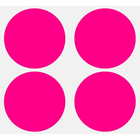 Royal Green 3 Inch Color-Code Labels in Neon Pink for Multi-Purpose Use Great for Storage and Identification 7.5CM - 40 Pack