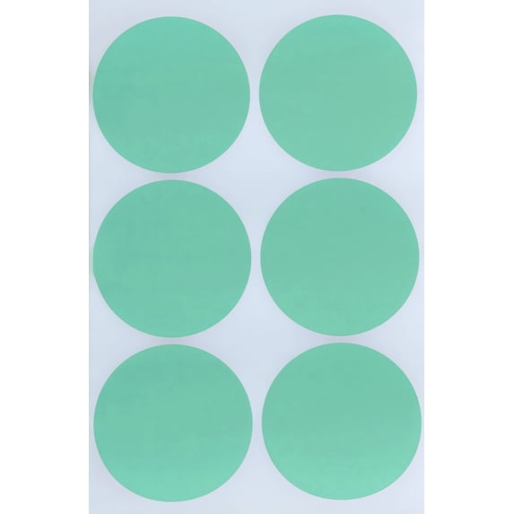 Royal Green 50mm Moving Sticker dots for Labeling in Pastel Green - 300 Pack