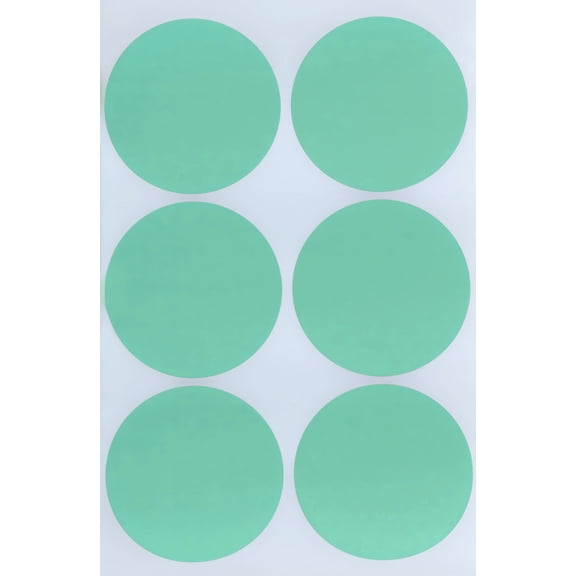 Royal Green 50mm Moving Sticker dots for Labeling in Pastel Green - 300 Pack