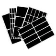 thumbnail image 1 of Royal Green Blank Labels for All Purpose Assorted Sizes Rectangular Black Stickers - 356 Pack, 1 of 6