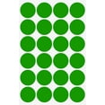 thumbnail image 1 of Royal Green Bright Colored Stickers 1 inch - Round Sticker Labels 25 mm in Neon Green - 600 Pack, 1 of 7