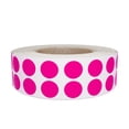 thumbnail image 1 of Royal Green Circle Dot Labels Stickers Adhesive Roll in Neon Pink (0.375 inch) 10mm - 3000 Pack, 1 of 7