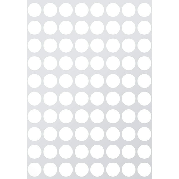 Royal Green Color Code Labels 1/2 inch White Round dot Stickers for Inventory and Labeling 13mm - 400 Pack