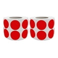 thumbnail image 1 of Royal Green Color-Coding Dot Stickers 3/4" Plain Sticker Roll Labels in Red (19MM) 2100 Labels on 2 Rolls, 1 of 6
