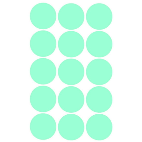 Royal Green Color-Coding Labels 1.25 inch Round Dot Stickers in Pastel Green, Large Circle Sticker 30mm - 750 Pack