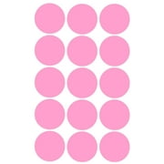 ملصقات ترميز اللون الأخضر الملكي 1.25 بوصة ملصقات نقطة مستديرة باللون الوردي الباستيل ، ملصق دائرة كبيرة 30 مم - 75 عبوة