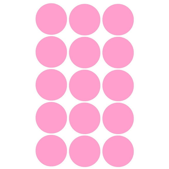 Royal Green Color-Coding Labels 1.25 inch Round Dot Stickers in Pastel Pink, Large Circle Sticker 30mm - 750 Pack