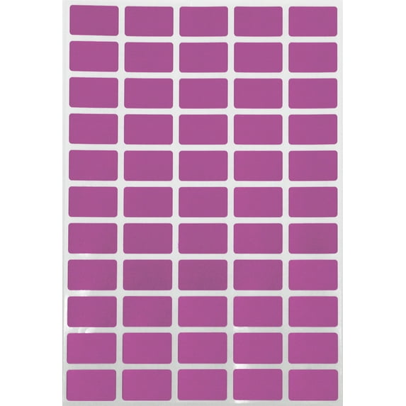 Royal Green Color-Coding Labels 25.5mm x 16 mm Clean Removable Stickers in Pink (1-inch x .625) - 1375 Pack