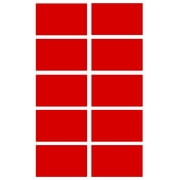 Royal Green Color-Coding Labels ( 50mm x 31mm) Box Label Stickers in Red 2x1.2 inch - 150 Pack