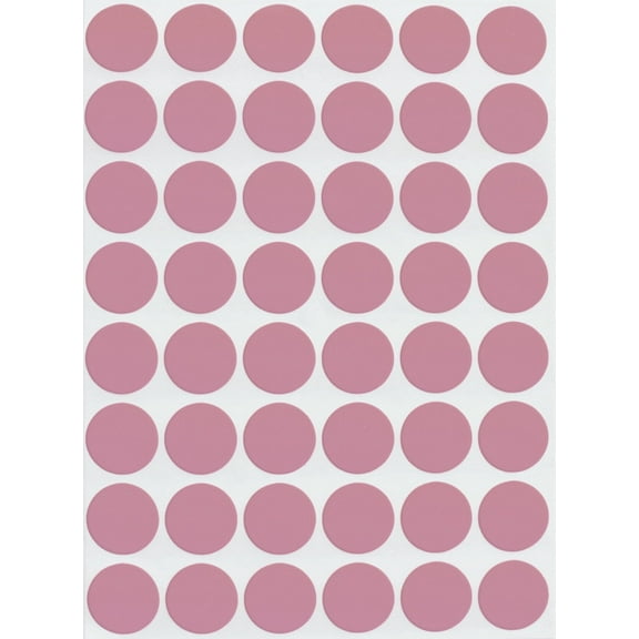 Royal Green Color Coding Labels Pastel Pink 5/8" Diameter (11/16) Rounds Dot Stickers - Size 0.69-17mm DOTS 720 Pack