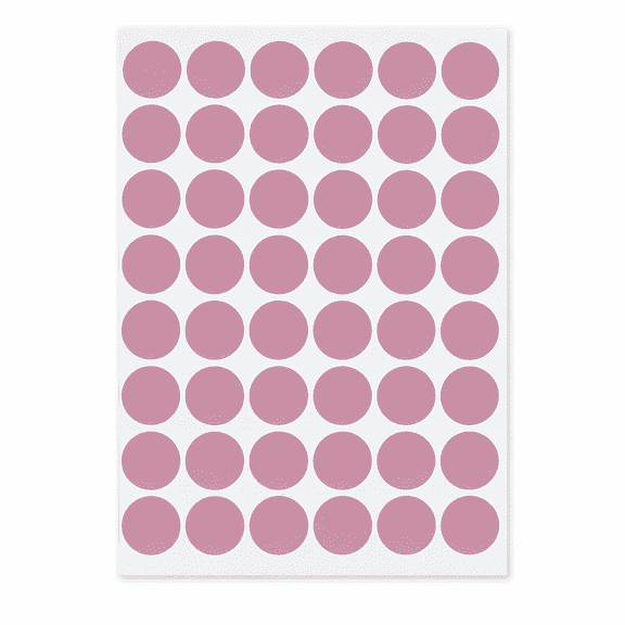 Royal Green Color Coding Labels Pastel Pink 5/8" Diameter (11/16) Rounds Dot Stickers - Size 0.69-17mm DOTS 720 Pack