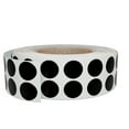 thumbnail image 1 of Royal Green Color-Coding Labels Roll (0.375 inch) 10mm Black Circle Stickers - 3000 Pack, 1 of 7