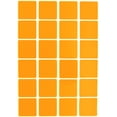thumbnail image 1 of Royal Green Color-Coding Labels Square Stickers 1 inch x 1 inch, 25mm Neon Orange - 2400 Pack, 1 of 6