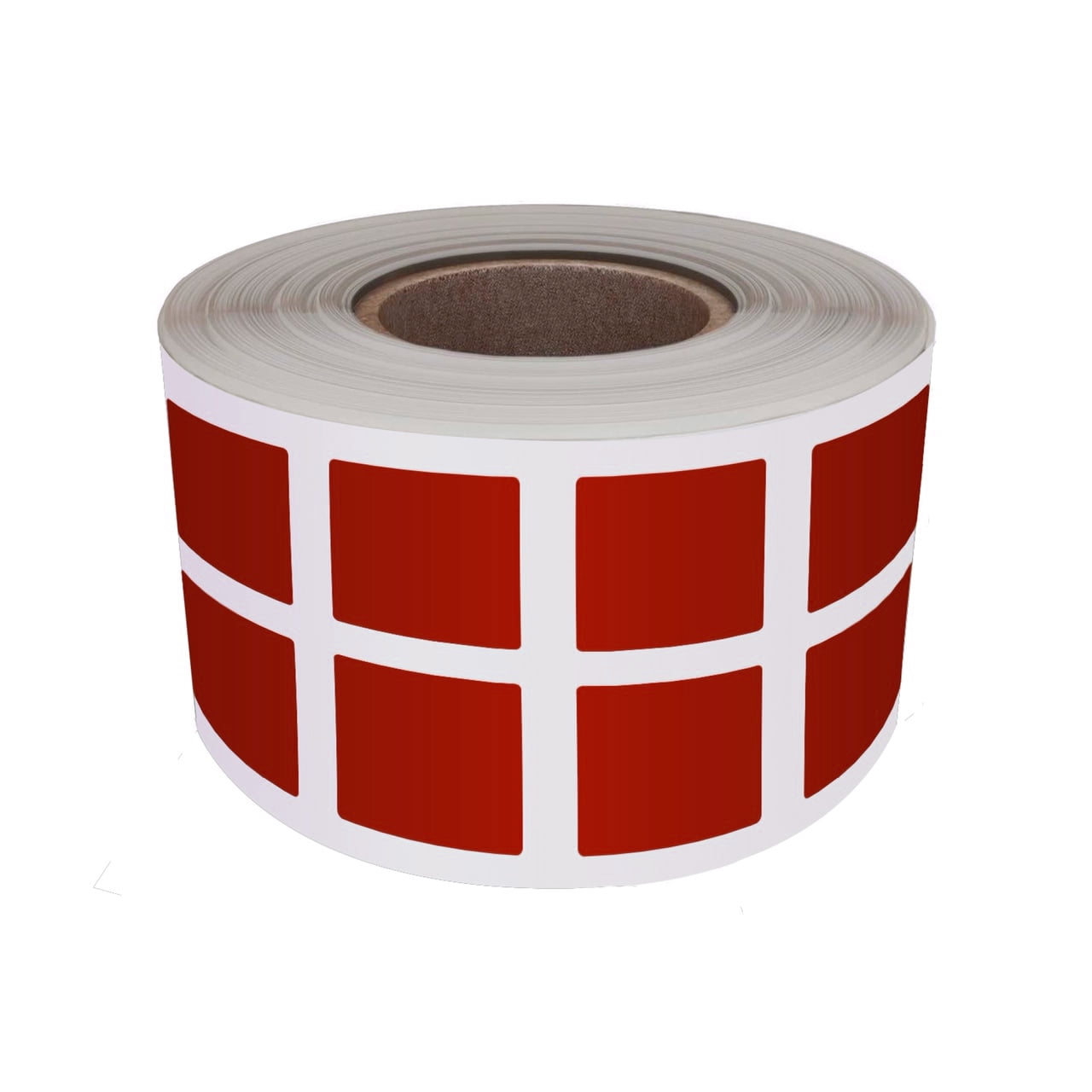 Royal Green Color Coding Labels Squares 1 inch x 1 inch Red Sticker ...