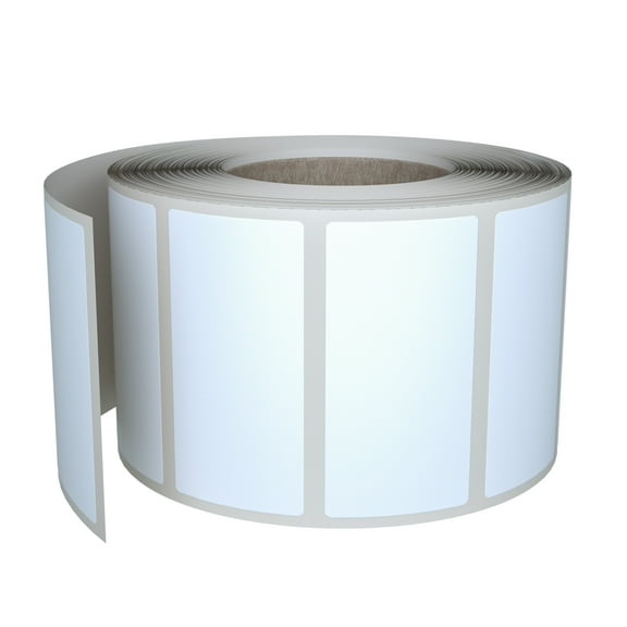 Royal Green Color-Coding Labels White Stickers Roll 1.57inch x 0.75 inch Rectangle Label Write On Surface  - 500 Pack