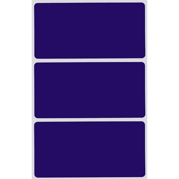 Royal Green Color Coding Labels for Organizing and Moving 4" x 2" Stickers to Write in Royal Blue, 150 Pack
