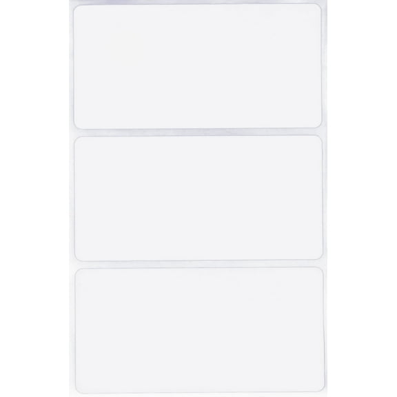 Royal Green Color Coding Labels for Organizing and Moving 4" x 2" Stickers to Write in White, 45 Pack