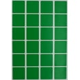 thumbnail image 1 of Royal Green Color Coding Square Stickers 1 inch x 1 inch -Green Adhesive Labels (25mm) - 120 Pack, 1 of 8