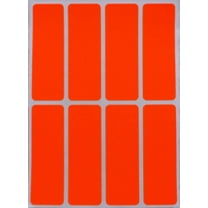 Royal Green Color Coding Stickers 3x1 for Labeling and Inventory Neon Red - 400 Pack