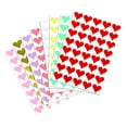 thumbnail image 1 of Royal Green Color Hearts Stickers 3/4 inch Decorative Crafting and Scrapbooking Labels in 8 Assorted Colors 19mm (1.9cm) - 320 Pack, 1 of 7