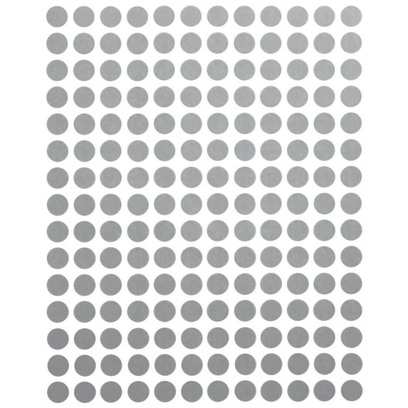 Royal Green Colored Labels ¼” inch 8mm 5/16 Grey Dot Stickers - 2700 Pack