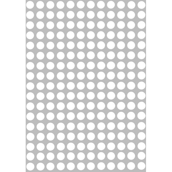 Royal Green Colored Labels ¼” inch 8mm 5/16 Small Dot Stickers in White - 9000 Pack