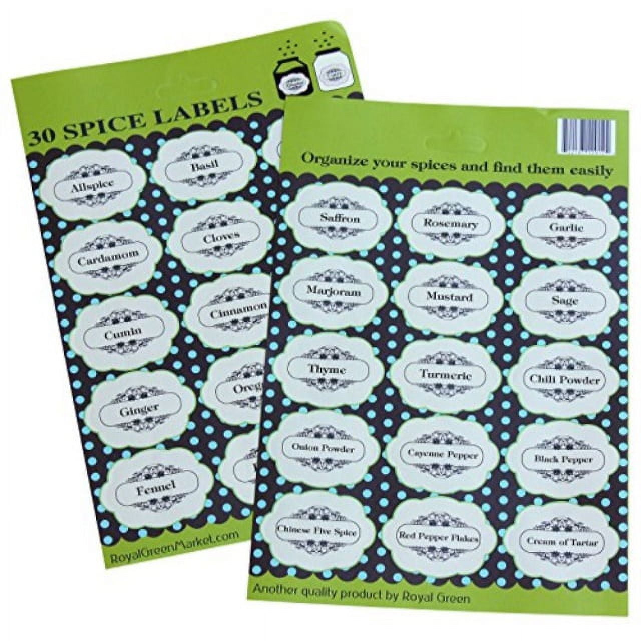 Mccormick Spice Labels Printable, Personal Spice Stickers