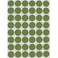 thumbnail image 1 of Royal Green Dot Sticker 11/16" Inch (17mm) Color Labels in Olive - 2400 Pack, 1 of 8