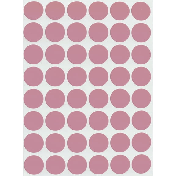 Royal Green Dot Stickers Labels 11/16" Inch (17mm) Circle Sticker Label in Pastel Pink - 2400 Pack