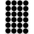 thumbnail image 1 of Royal Green Dot Stickers Labels - Black Circle Sticker 25mm - 120 Pack, 1 of 7