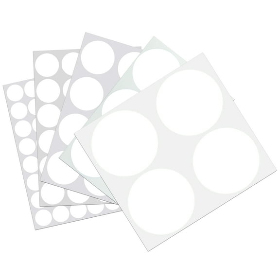 Royal Green Dots Stickers Assorted Size Sticker Labels for All Purpose in White -188 Pack