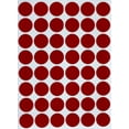 thumbnail image 1 of Royal Green  Dots Stickers Labels 3/4 inch Colored Stickers 17 mm (11/16) inch in Red Velvet - 336 Pack, 1 of 6