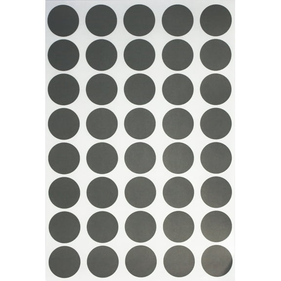 Royal Green Dots Stickers in Grey 19MM, Round Grey Stickers Labels 3/4 Inch 280 Pack