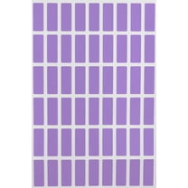 Royal Green Folder Labels 1 inch x 3/8 inch - Rectangular Pastel Purple Sticker Sheets (25mmx10mm) - 2700 Pack