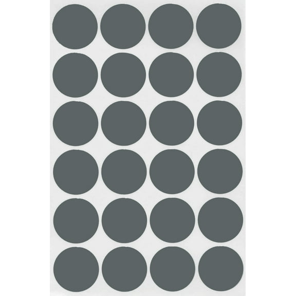 Royal Green Gray Dot Stickers 1" inch Round Label Dots 25mm - 120 Pack
