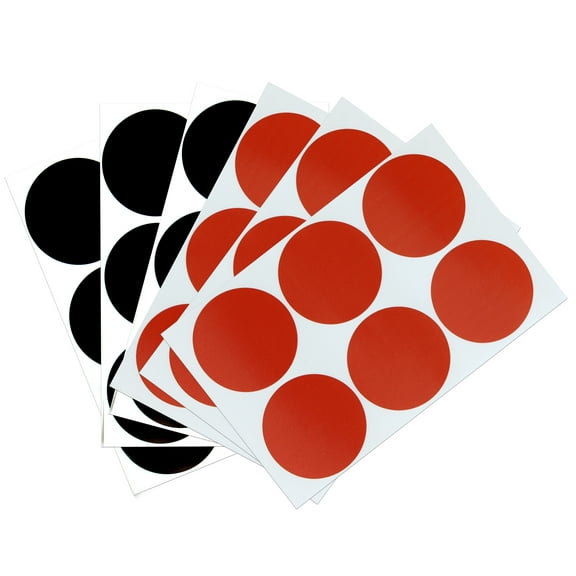 Royal Green Halloween Stickers for DIY Arts, Crafts, and Party Supplies 2" inch (50mm) in Black and Orange