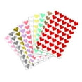 thumbnail image 1 of Royal Green Heart Shaped Sticker 19mm (1.9cm) Teacher Supply Stickers Labels for Arts and Crafts 3/4 inch in 10 Colors - 400 Pack, 1 of 7