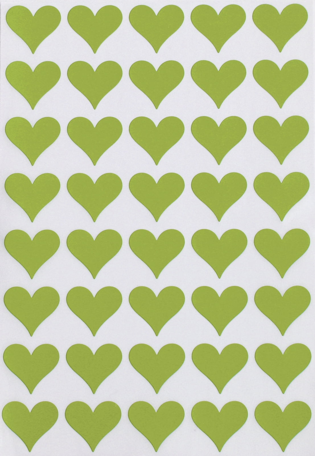 Round Heart Shape 1/2 Inch Thank You Stickers 38mm – Royal Green Market