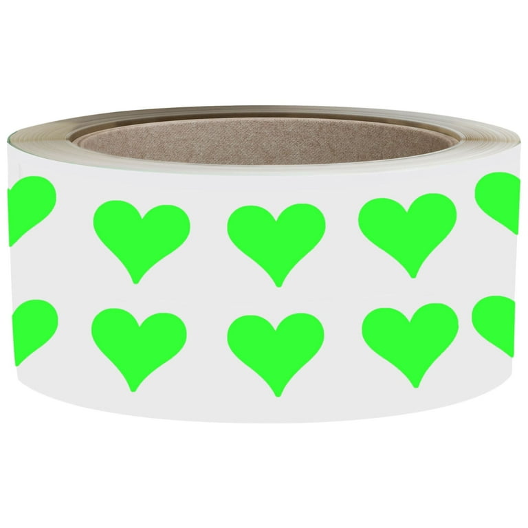 Royal Green Tiny Hearts Stickers for Envelopes Labels for Arts, Crafts,  Party Supplies, and Scrapbooking 13mm in Brown (0.5 inch) - 1250 Pack
