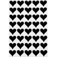 thumbnail image 1 of Royal Green Heart Stickers Embellishments 19mm Black Heart Shaped Labels 3/4 inch - 600 Pack, 1 of 7