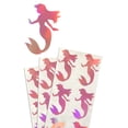 thumbnail image 1 of Royal Green Holographic Pink Stickers 2 inch Ariel Mermaid Sparkle Stickers for Girls (50mm) - 80 Pack, 1 of 7
